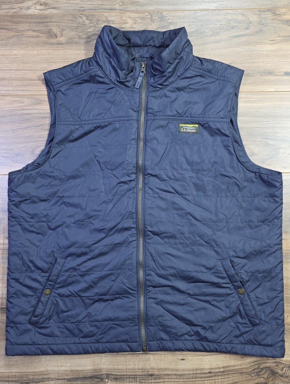 L.L. Bean Mountain Classic Puffer Vest Blue XXL Men's